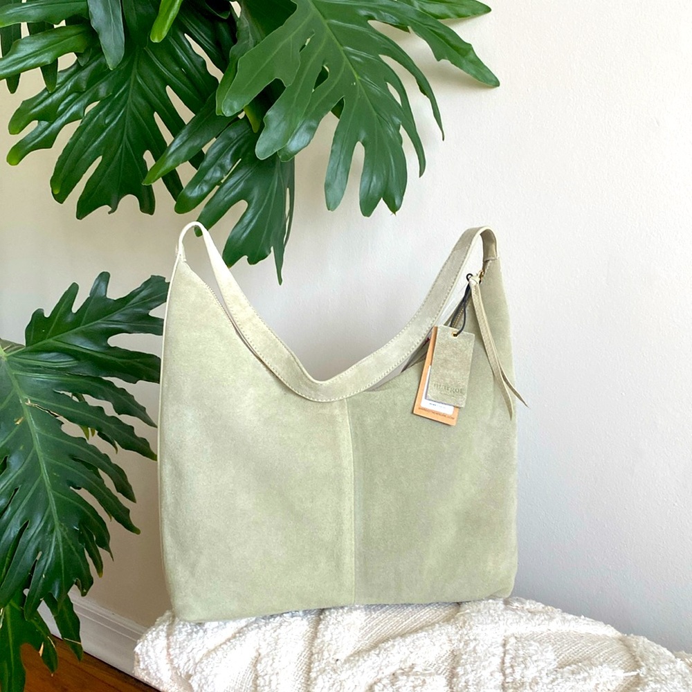 🆕 Margot New York suede Gabi maxi Hobo bag